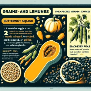 Grains and Legumes Unexpected Vitamin E Sources