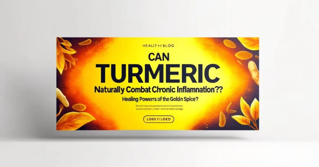 Can Turmeric Naturally Combat Chronic Inflammation Healing Powers of the Golden Spice